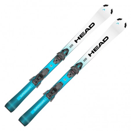 HEAD Supershape JRS 140-160cm Kinder Ski Set 2024/25