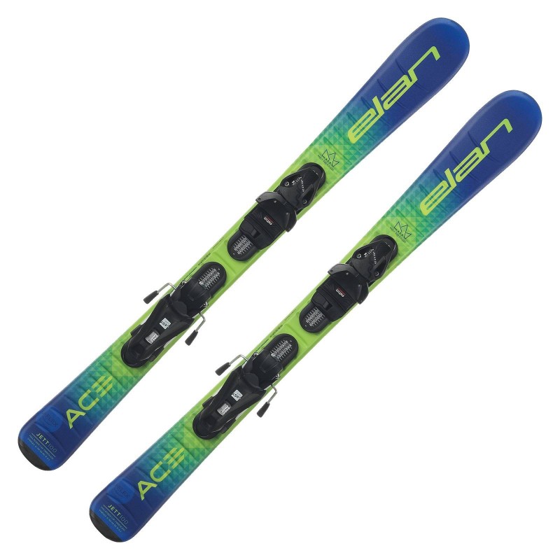 elan Jett 130-150 cm Kinder Ski Set 2023/24