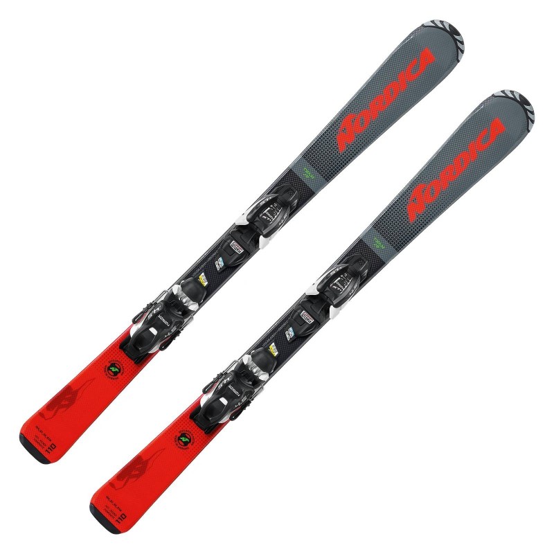 NORDICA Team J R FDT 100-120cm Kinder Ski Set 2023/24