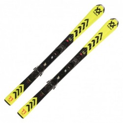 Völkl Racetiger Junior yellow 80-90 cm Kinder Ski Set 2023/24