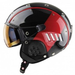 Casco SP-4.1 Black Red Skihelm Schwarz